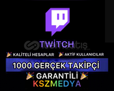 (GARANTİLİ) Twitch 1000 Gerçek Takipçi