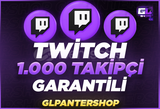 ⭐[GARANTİLİ] TWİTCH 1000 GERÇEK TAKİPÇİ⭐