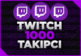 ⭐ [GARANTİLİ] Twitch 1000 Takipçi ⭐