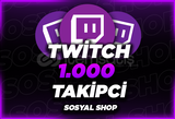 ⭐[GARANTİLİ] TWİTCH 1000 TAKİPÇİ