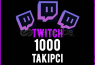 (GARANTİLİ) Twitch 1000 Takipçi