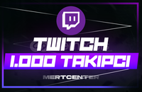 ⭐[GARANTİLİ] TWİTCH 1.000 TAKİPÇİ⭐