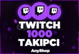 ⭐ [GARANTİLİ] Twitch 1000 Takipçi ⭐