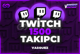 ⭐ [GARANTİLİ] Twitch 1500 Takipçi ⭐