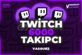 ⭐ [GARANTİLİ] Twitch 6000 Takipçi ⭐