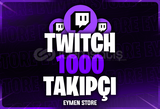 ⭐ [GARANTİLİ] Twitch 1000 Takipçi