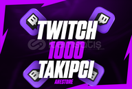 ⭐[GARANTİLİ!] TWİTCH 1.000 TAKİPÇİ