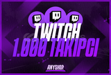 ⭐ [GARANTİLİ] Twitch 1000 Takipçi ⭐