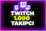 ⭐(%100 TÜRK) Twitch 1000 Takipçi