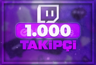 ⭐ [GARANTİLİ] Twitch 1000 Takipçi ⭐