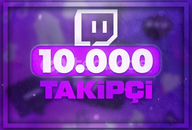 ⭐ [GARANTİLİ] Twitch 10.000 Takipçi ⭐