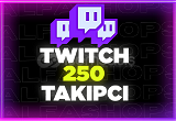 ⭐(GARANTİLİ) Twitch 250 Takipçi