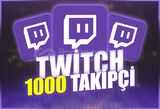 ⭐(GARANTİLİ) Twitch 1000 Takipçi