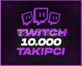 (GARANTİLİ) Twitch 10.000 Gerçek Takipçi