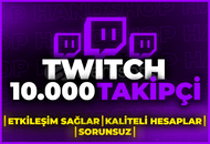 ⭐[GARANTİLİ] TWİTCH 10000 GERÇEK TAKİPÇİ⭐