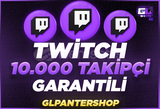 ⭐[GARANTİLİ] TWİTCH 10.000 GERÇEK TAKİPÇİ⭐