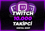 ⭐[GARANTİLİ] TWİTCH 10.000 TAKİPÇİ