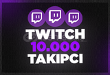 ⭐GARANTİLİ⭐TWİTCH 10000 TAKİPCİ