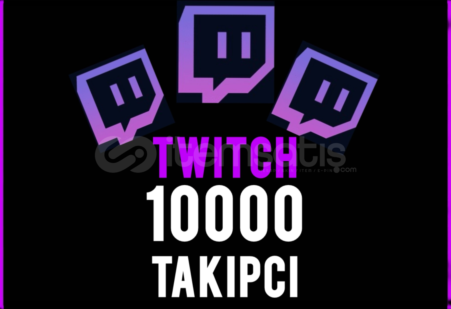 (GARANTİLİ) Twitch 10000 Takipçi (GARANTİLİ) Twitch 10000 Takipçi