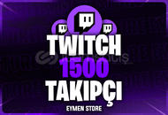 ⭐ [GARANTİLİ] Twitch 1500 Takipçi