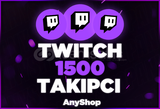 ⭐ [GARANTİLİ] Twitch 1500 Takipçi ⭐