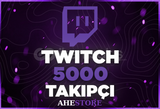 [GARANTİLİ] Twitch 5.000 Takipçi | GARANTİLİ