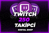 ⭐[GARANTİLİ] TWİTCH 250 TAKİPÇİ