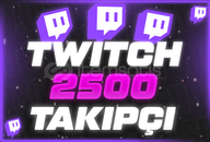 ⭐ GARANTİLİ TWITCH 2500 TAKİPÇİ ⭐