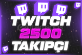 ⭐ GARANTİLİ TWITCH 2500 TAKİPÇİ ⭐