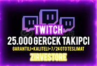 ⭐️ULTRA KALİTELİ⭐️ Twitch 25000 Gerçek Takipçi