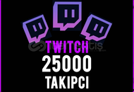 (GARANTİLİ) Twitch 25000 Takipçi