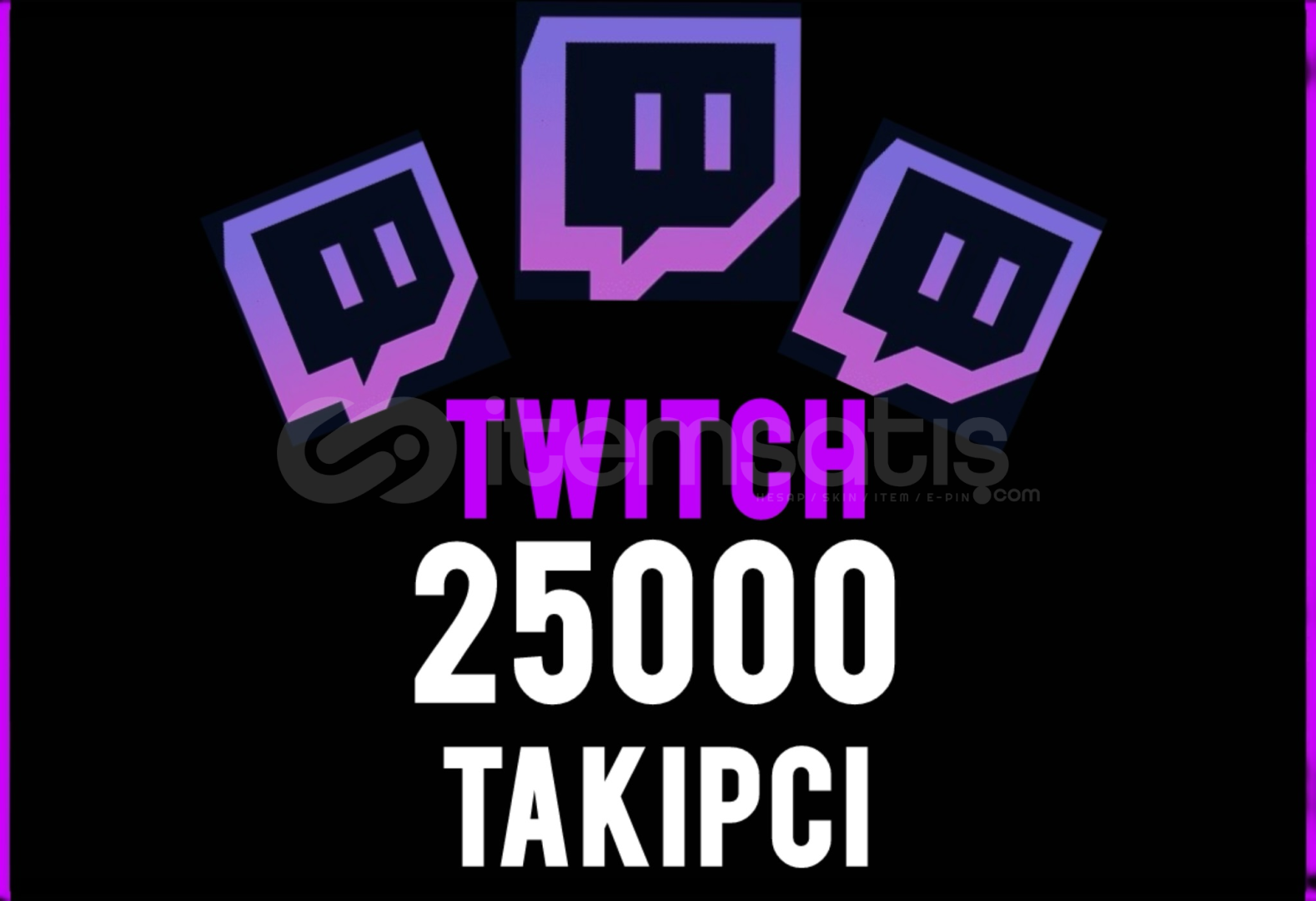 (GARANTİLİ) Twitch 25000 Takipçi (GARANTİLİ) Twitch 25000 Takipçi