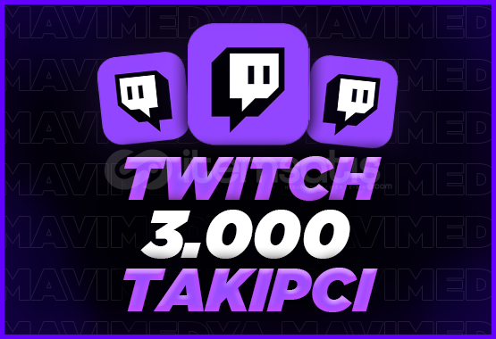 (GARANTİLİ) Twitch 3000 Gerçek Takipçi (GARANTİLİ) Twitch 3000 Gerçek Takipçi