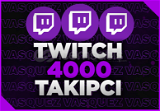 ⭐ [GARANTİLİ] Twitch 4000 Takipçi ⭐