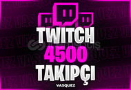 ⭐ [GARANTİLİ] Twitch 4500 Takipçi ⭐