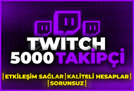 ⭐[GARANTİLİ] TWİTCH 5000 GERÇEK TAKİPÇİ⭐
