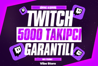 ⭐[GARANTİLİ] TWİTCH 5000 GERÇEK TAKİPÇİ⭐