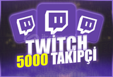 ⭐(GARANTİLİ) Twitch 5000 Takipçi