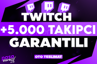 ⭐[GARANTİLİ] TWİTCH +5.000 TAKİPCİ⭐