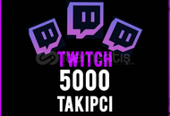 ⭐️GARANTİLİ⭐️ Twitch 5000 Takipçi