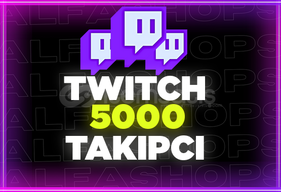 ⭐(%100 TÜRK) Twitch 5000 Takipçi ⭐(%100 TÜRK) Twitch 5000 Takipçi