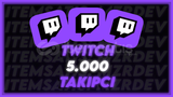 [GARANTİLİ] Twitch 5.000 Takipçi - Hızlı