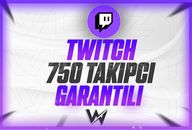 ⭐[GARANTİLİ] TWİTCH 750 GERÇEK TAKİPÇİ⭐