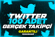 [Garantili] Twitter 100 Gerçek Takipçi 