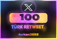 ⚡ [ GARANTİLİ ] TWİTTER 100 TÜRK RETWEET⚡