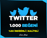 ⭐(GARANTİLİ) TWİTTER 1.000 BEĞENİ⭐