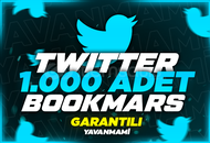 [Garantili] Twitter 1.000 Bookmars