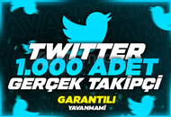 [Garantili] Twitter 1.000 Gerçek Takipçi 