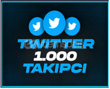 (GARANTİLİ) Twitter 1000 Gerçek Takipçi