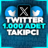 [Garantili] Twitter 1.000 Gerçek Takipçi 